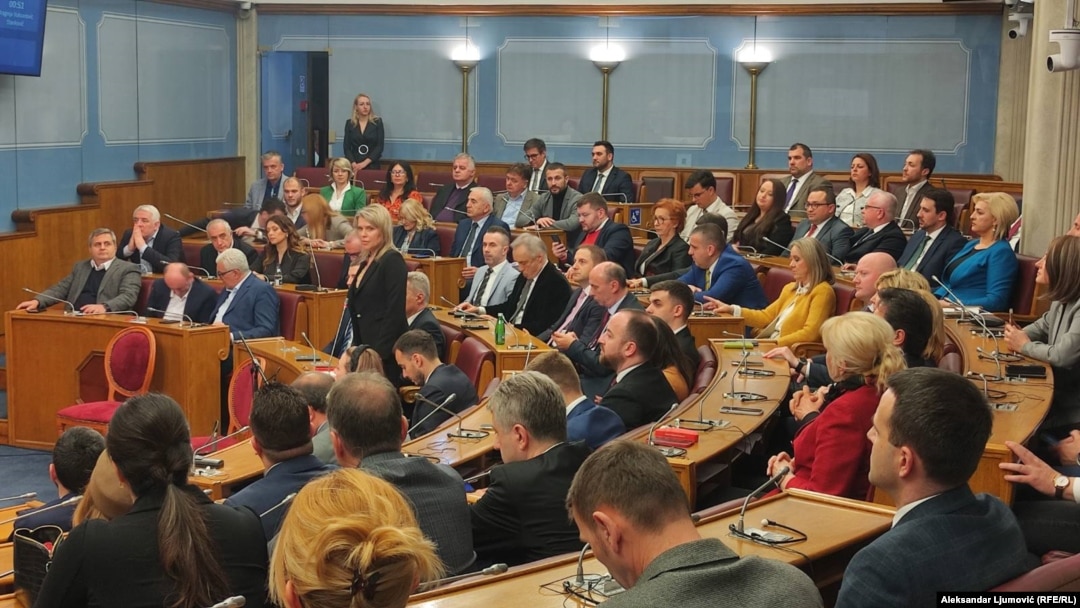Skupština Crne Gore, raspuštena u martu ove godine. 