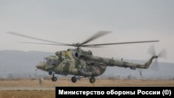 Ми-8 тик учагы. Иллюстрациялык сүрөт
