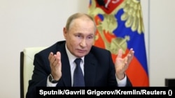 Vladimir Putin, državna rezidencija Novo-Ogarjovo izvan Moskve, Rusija, 5. oktobar 2022.
