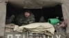 Авто з українськими вояками на дорозі неподалік Артемівська, 3 березня 2015 року
