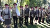 Belarus - The use of Russian imperial symbols in Slonim School #9 and by the military from the 11th Mechanized Brigade from town
