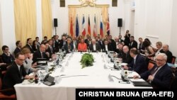 یکی از نشستهای اعضای برجام در سطح وزیران؛ ۱۵ تیر ۹۷، وین