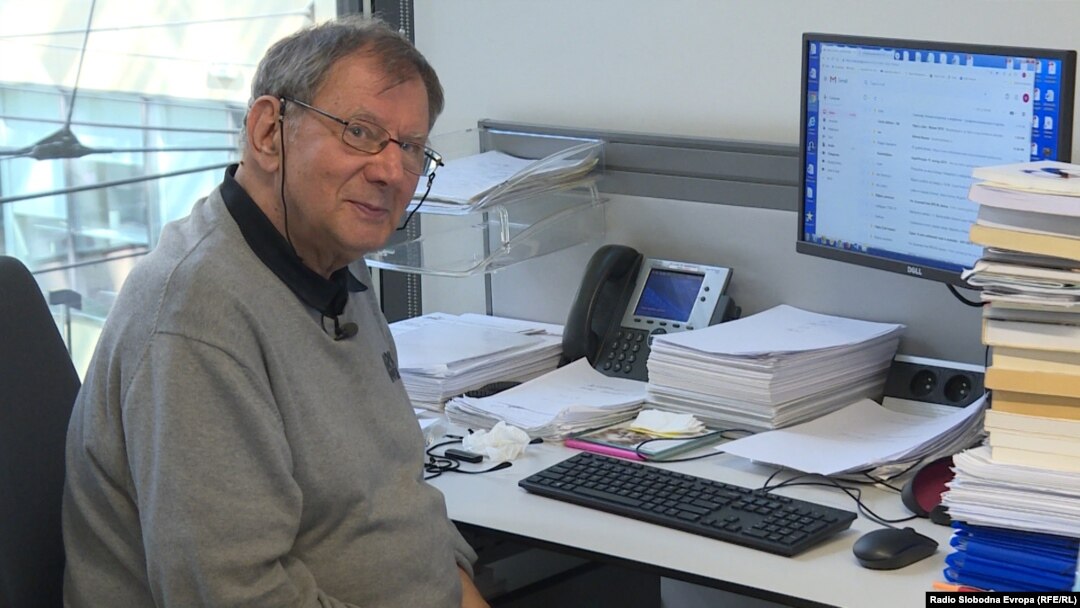 Omer Karabeg, autor dijaloške emisije Most na Radiju Slobodna Evropa, 24. april 2019. 