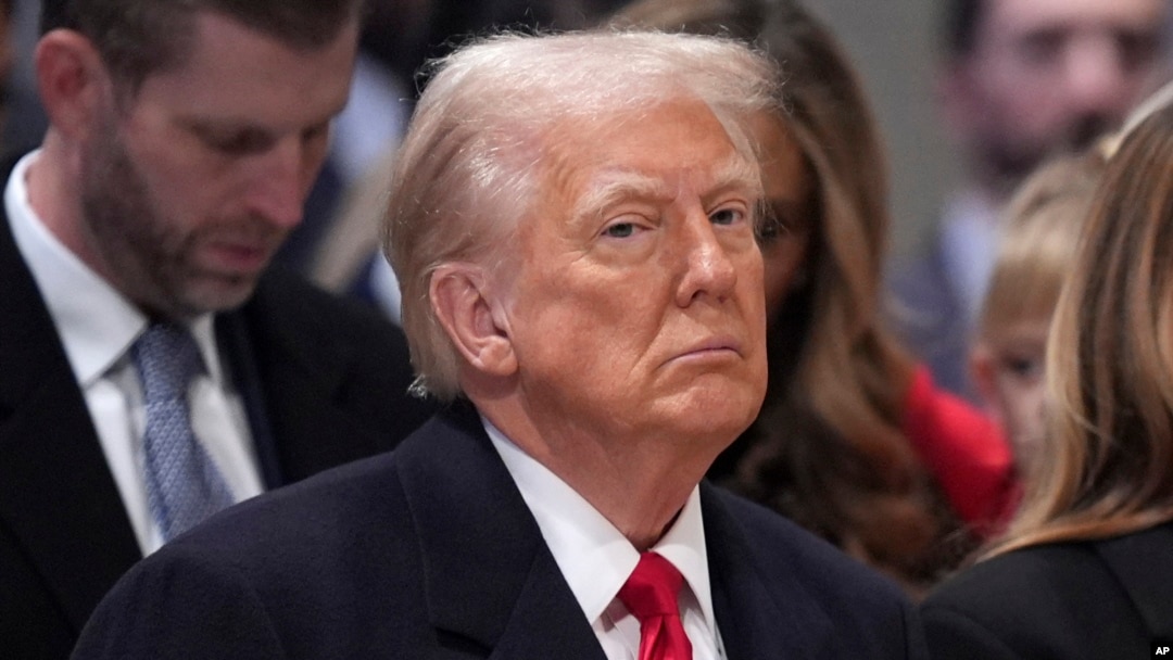 Donald Trump na misi u Nacionalnoj katedrali u Washingtonu, SAD, 21. januara 2025.