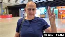 Уладзіслаў Есіпенка пасьля вызваленьня