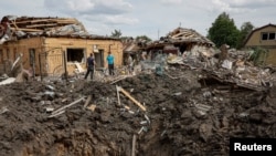 Наслідки російського обстрілу Покровська, який є однією з цілей наступу сил РФ у Донецькій області, фото ілюстративне