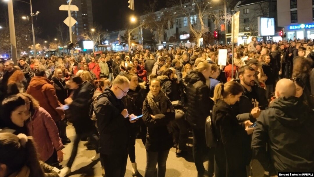 Protest u Novom Sadu 27. januara 2025.