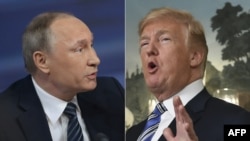 Владимир Путин менен Дональд Трамп. 