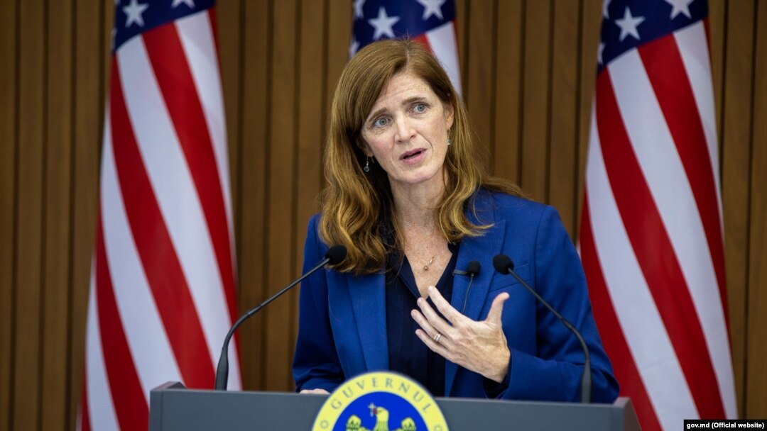 Direktorica USAID-a Samantha Power u Moldaviji novembar 2021.