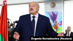 Аляксандар Лукашэнка на выбарчым участку. Менск, 26 студзеня 2025