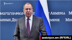 Министр иностранных дел России Сергей Лавров, Ереван, 11 ноября 2019 г.