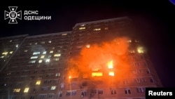 Наступствы расейскага абстрэлу ў Адэсе, 28 чэрвеня 2025 году. Ілюстрацыйнае фота