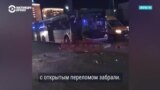 В Астане пассажирский автобус врезался в столб, пострадали десятки человек, девочке ампутировали обе ноги