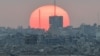 Dielli duke perënduar në Gazë, më 1 korrik 2025.