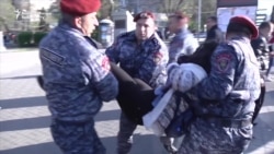 Protesters Arrested As Sarkisian Elected Armenian Prime Minister
